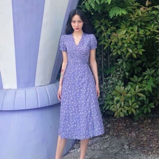 Váy hoa nhí dáng dài