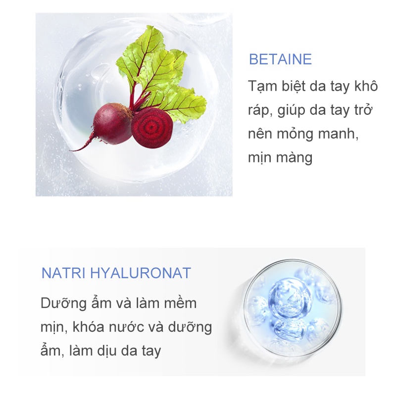 Hyaluronic Acid Kem dưỡng ẩm da tay- Làm sạch lớp biểu bì tay, dưỡng ẩm và cấp nước, ngăn ngừa khô da(BDS-HSS-2)
