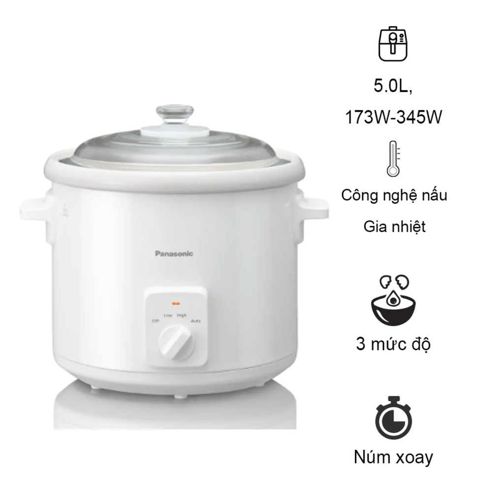 Nồi nấu chậm Panasonic NF-N51AWRA - Hàng chính hãng
