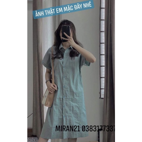 Váy Đũi Tay Ngắn 2 Màu