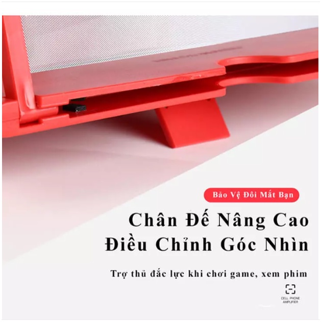 Kính 3D Phóng Đại Màn Hình Thế Hệ Mới 2021 - Kính Phóng To Màn Hinh 12 Inch Sắc Nét - Không Đau, Mỏi Mắt, Nhòe Mắt