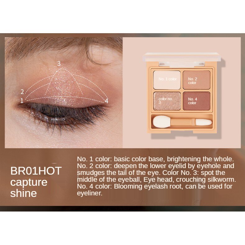 Bảng phấn mắt Into You kết hợp màu sắc thời trang