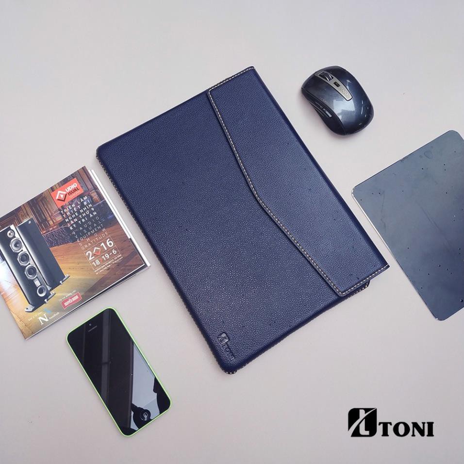 Bao da thật cho Macbook - laptop-surface 13-16inch handmade TONI. Túi đựng macbook da thật sang trọng
