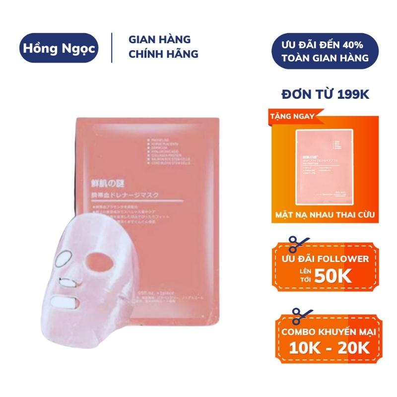 Mặt Nạ Nhau Thai Cừu Rwine Beauty Stem Cell Placenta Bổ Sung Collagen Giúp Chống Lão Hóa, Tái Tạo Làn Da Trắng Hồng 30g