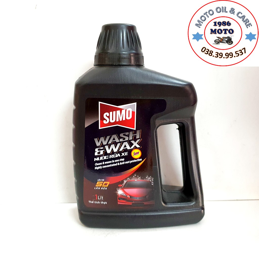 Nước rửa xe Sumo Wash & Wax 1L(mẫu mới)