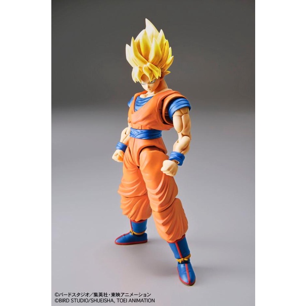 Mô Hình Lắp Ráp Figure-rise Standard Super Saiyan SonGoku Son Goku (tặng kèm effect)