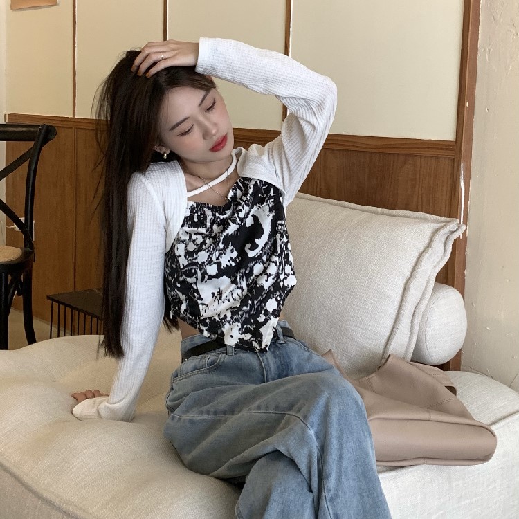 [ Mã 66CBSALE giảm 30K đơn 200K] Áo Thun Tay Dài Dáng Rộng Thiết Kế Bất Đối Xứng Thời Trang Cá Tính Cho Nữ 177089 | BigBuy360 - bigbuy360.vn