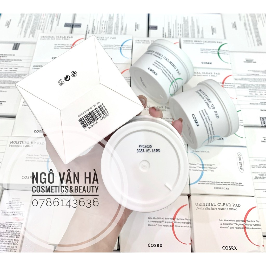 [DUTY FREE] Bông Tẩy Da Chết Hóa Học Cosrx Original Clear Pad 70 miếng Hàn Quốc