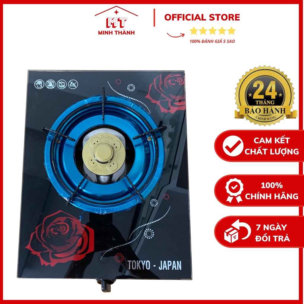 Bếp Gas Đơn gia đình chén nhôm FUJISHI FR-268N, Bếp ga đơn tiết kiệm gas, mặt kính chịu nhiệt FUJISHI – MINH THÀNH STORE