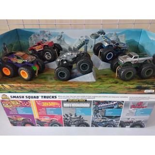 Bộ 5 Chiếc Xe HotWheels Monster TruckS