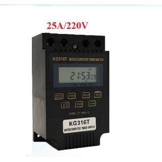 Bộ công tắc hẹn giờ tắt mở thiết bị tự động smart sensor kg316 pin rời , cong tac dien thông minh