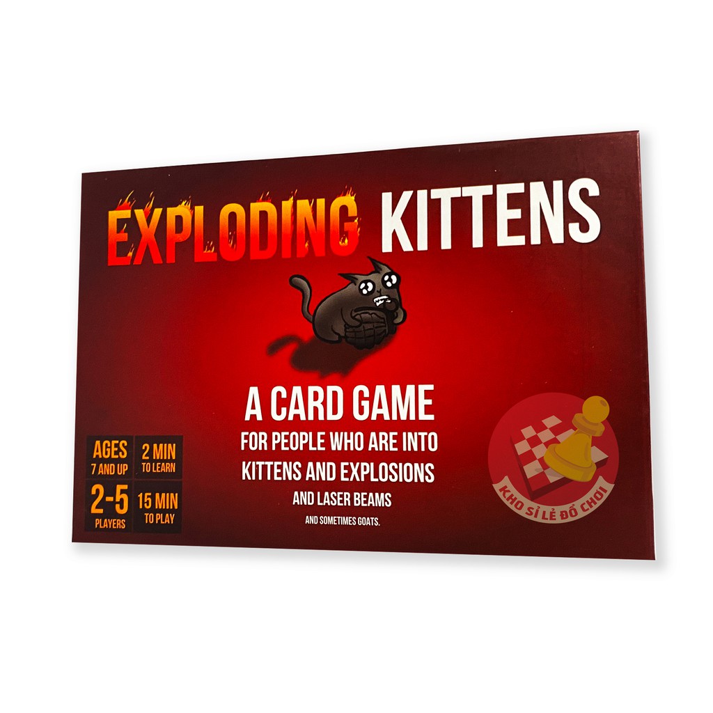 Mèo Nổ - Boardgame Exploding Kittens tiếng việt (bản cơ bản)