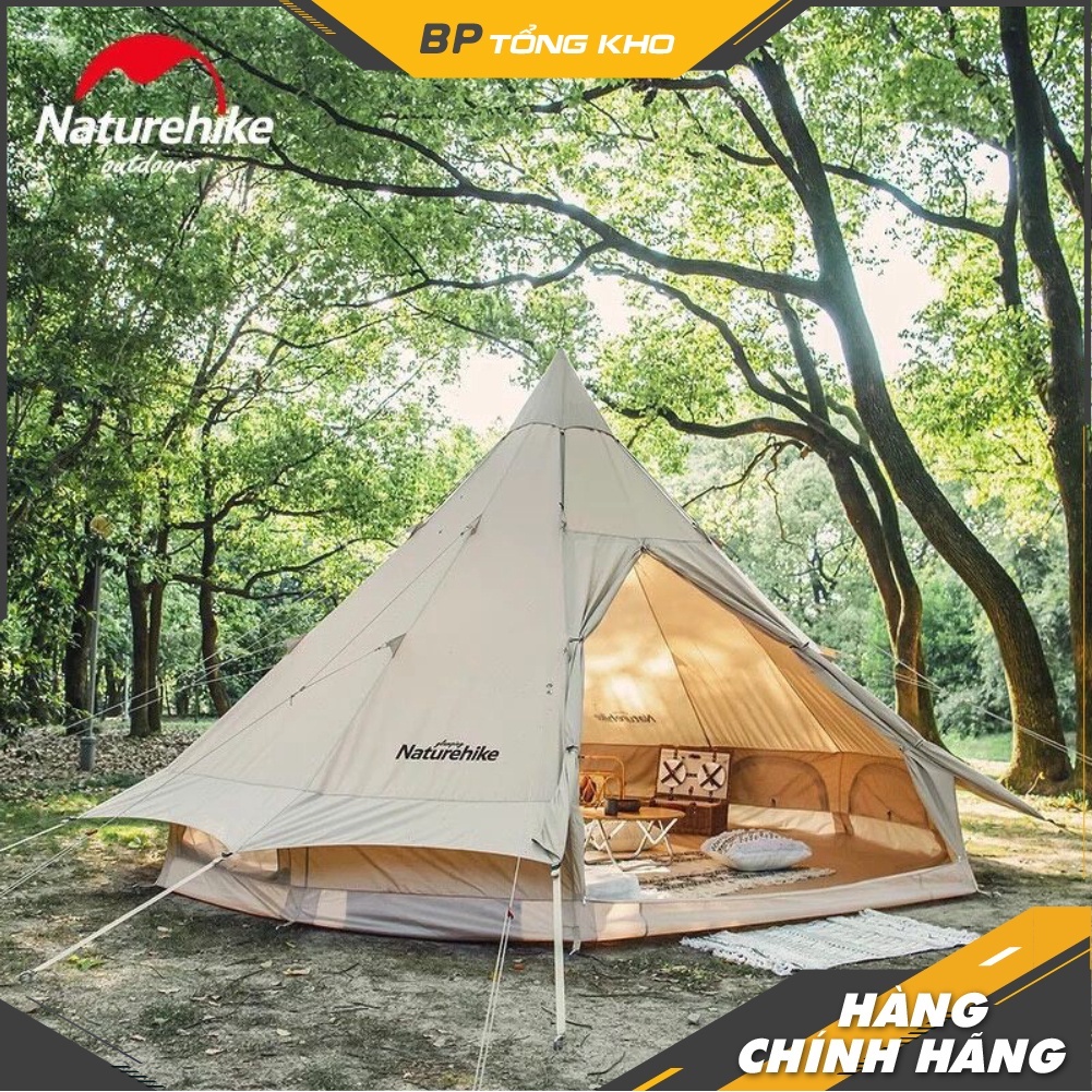 Lều mông cổ cắm trại glamping 8-12 người NatureHike NH20ZP005