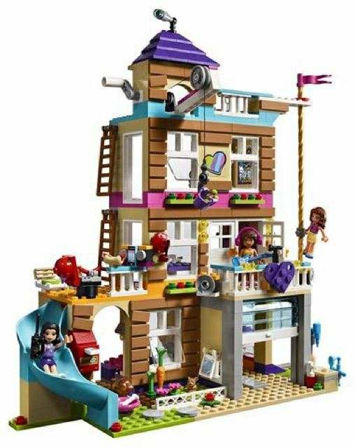 Lắp ráp kiểu lego friends -  ngôi nhà tình bạn