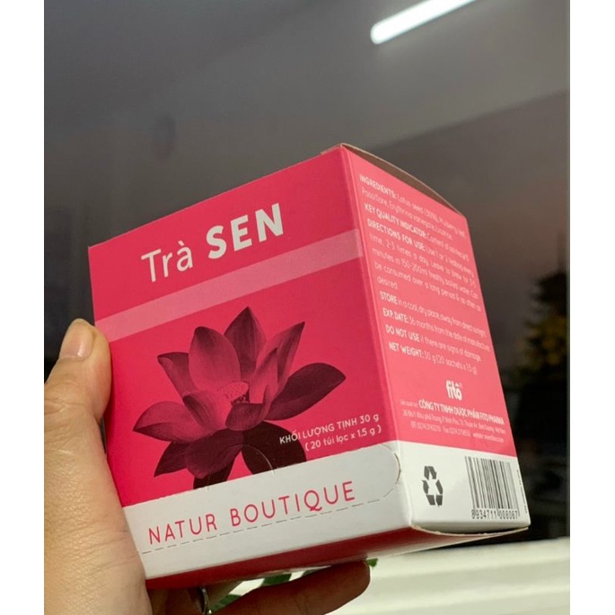 Trà sen Natur Boutique FITO Organic Lotus Tea (20 Teabags)