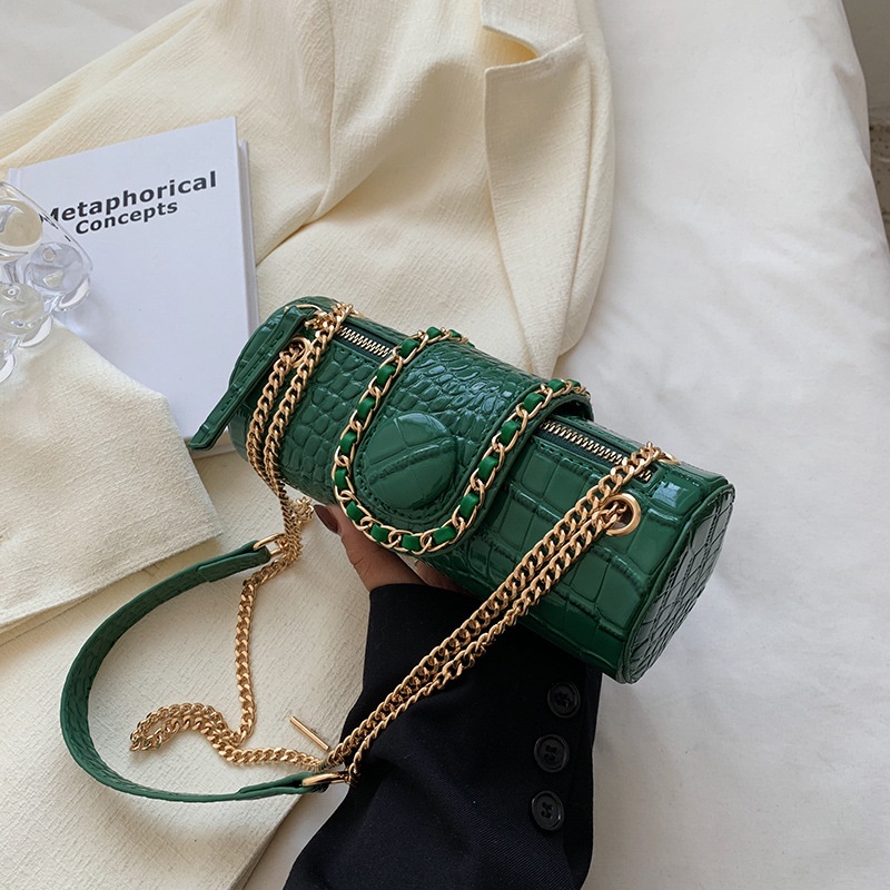 Túi Đeo Chéo Họa Tiết Da Cá Sấu Thời Trang Phương Tây Cho Nữ 2022