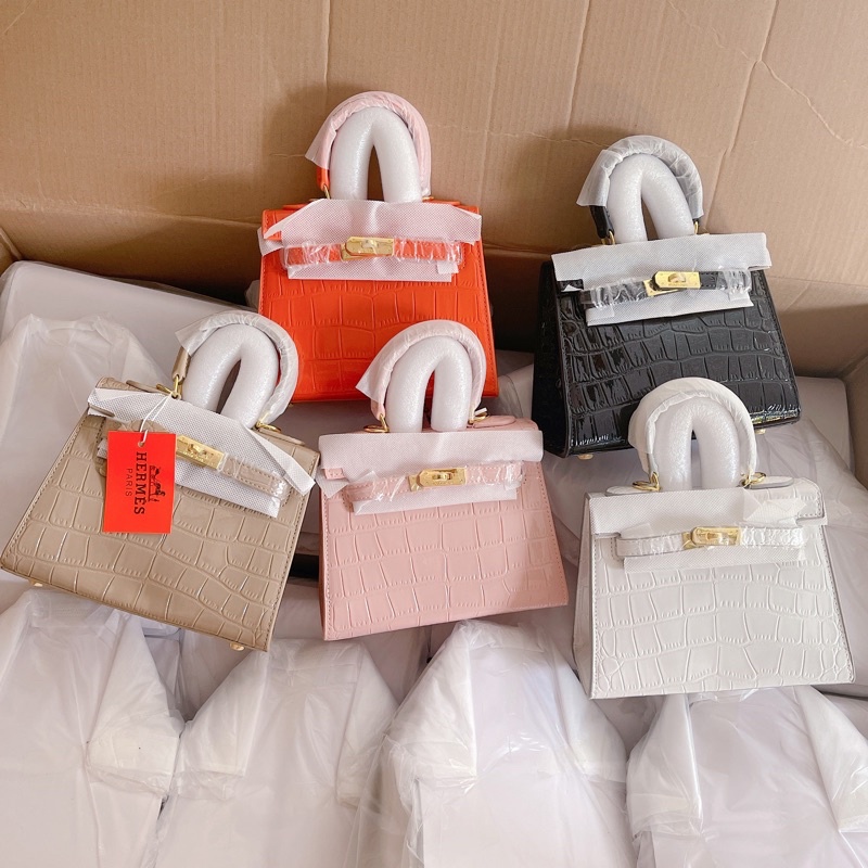M3786 Túi HM kelly size 21 dáng cao da rắn bóng bản SUP V.IP