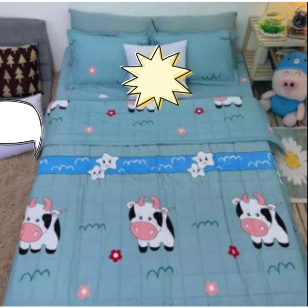 Ga giường 1mx2m,bọc đệm ký túc xá,giường tầng,bệnh viên,bọc sofa-KITTY ÔM DÂU