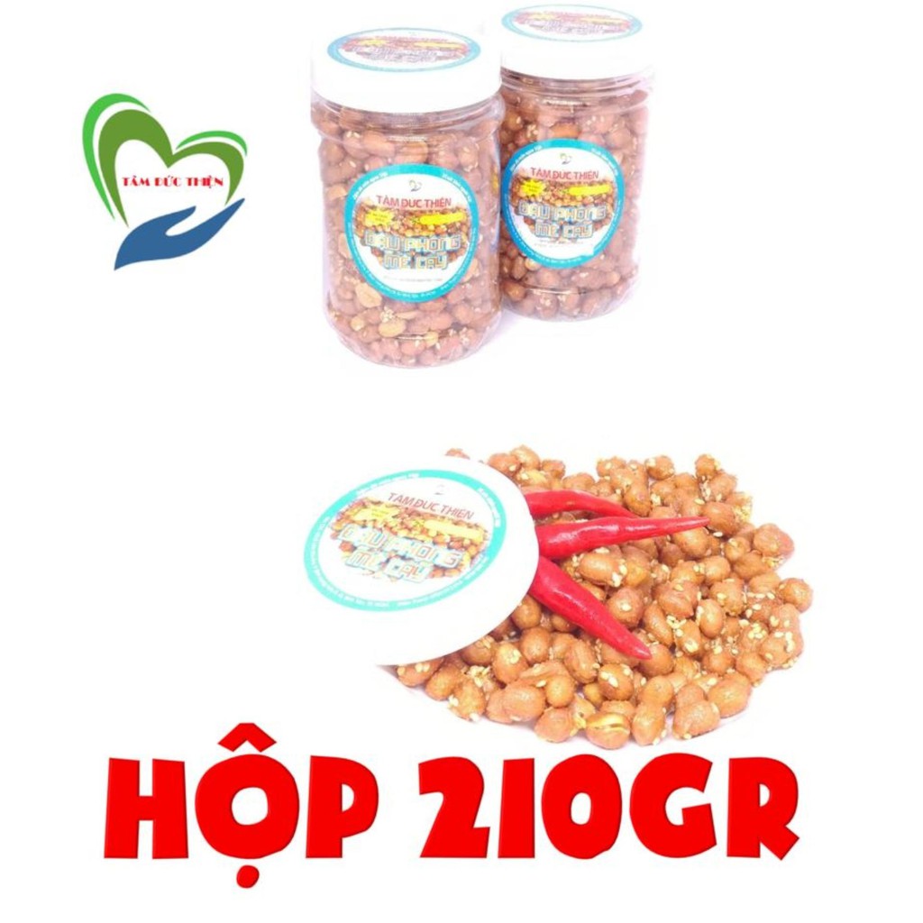Combo 5 Hũ Đậu Phộng Rang Tỏi Ớt[Có thể Đổi Sang 5 Vị] Tâm Đức Thiện (5 x 210GR) | BigBuy360 - bigbuy360.vn
