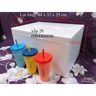 Thùng xốp 42B 42 lít [ khoảng 12-14 kg ] đựng đá hải sản hoa quả đựng đồ trồng cây nuôi cá [hộp xốp đa năng]