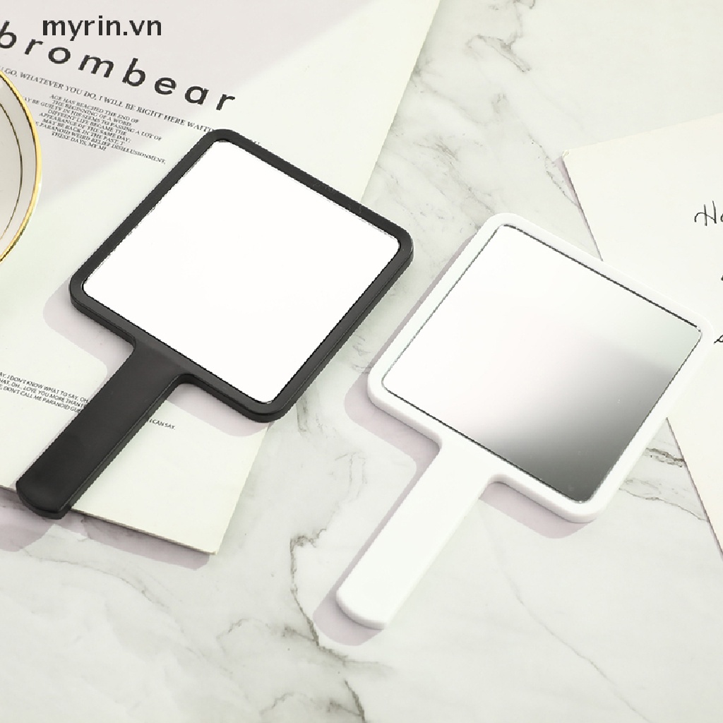 Gương trang điểm cầm tay hình vuông tiện lợi