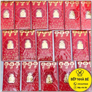 Bao lì xì Thần Tài mạ vàng