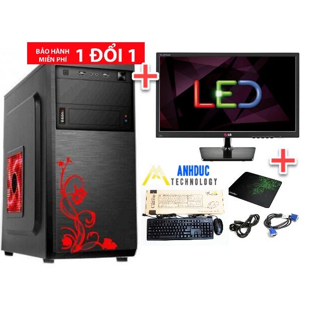 Bộ Máy Tính Để Bàn XADA2 LCD LED 20 inch Văn phòng game nhẹ nhàng | WebRaoVat - webraovat.net.vn