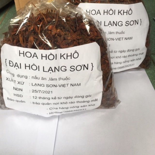 Hoa hồi khô đại hồi đặc sản tây bắc