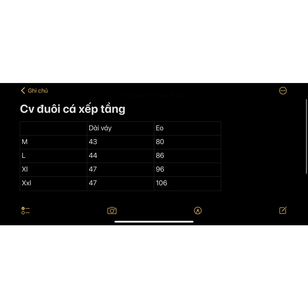 Chân váy đuôi cá xếp tầng bigsize Quỳnh Anh từ 50kg đến 100kg