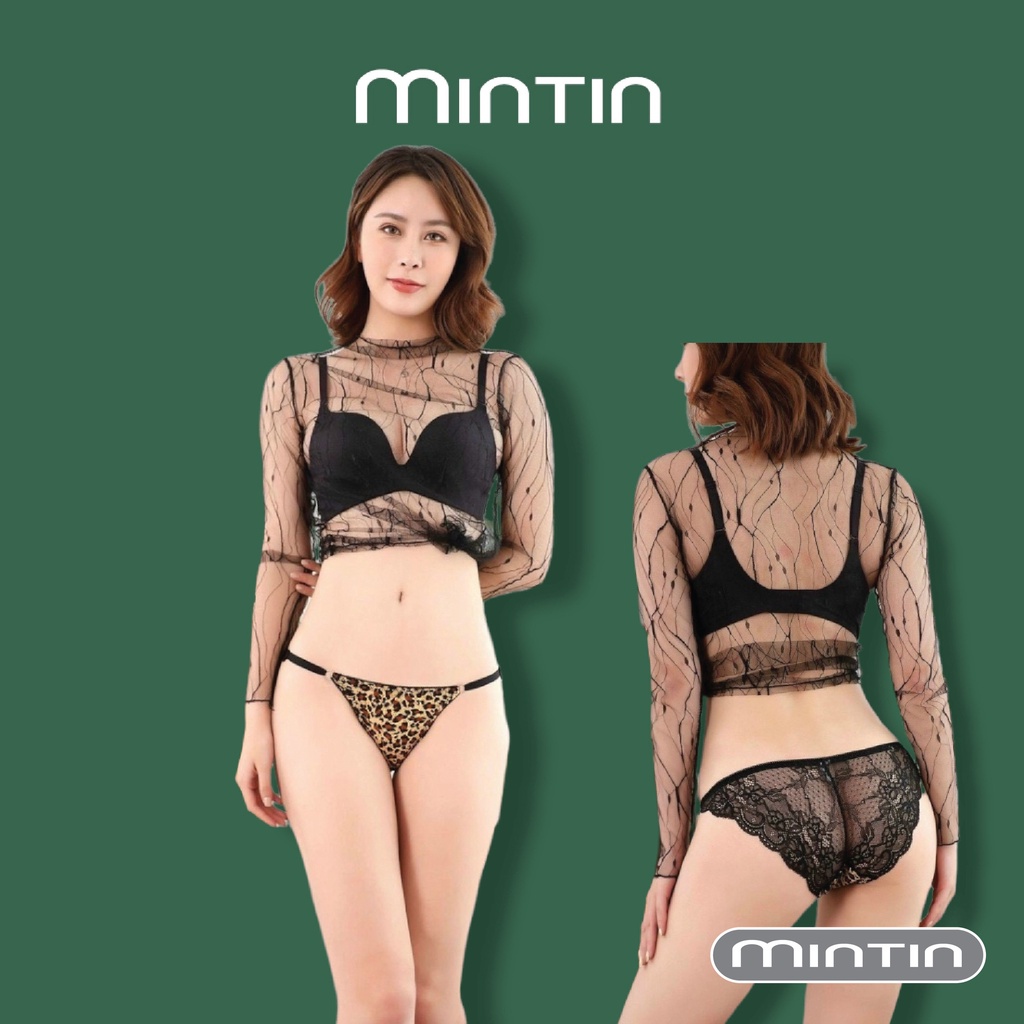 Quần Lót Dây Lưng Hông sexy Hoạ Tiết Da Báo Pha Ren - Quần Chip Da Beo Quyến Rũ Lọt Khe [MinTin]