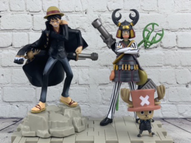 Mô hình - bộ 9 nhân vật Onepiece cầm súng - Figure Onepiece