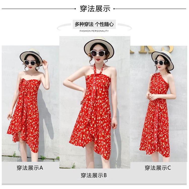 Chân Váy Dài Qua Gối In Họa Tiết Hoa Thời Trang Mùa Hè Quyến Rũ Dành Cho Nữ