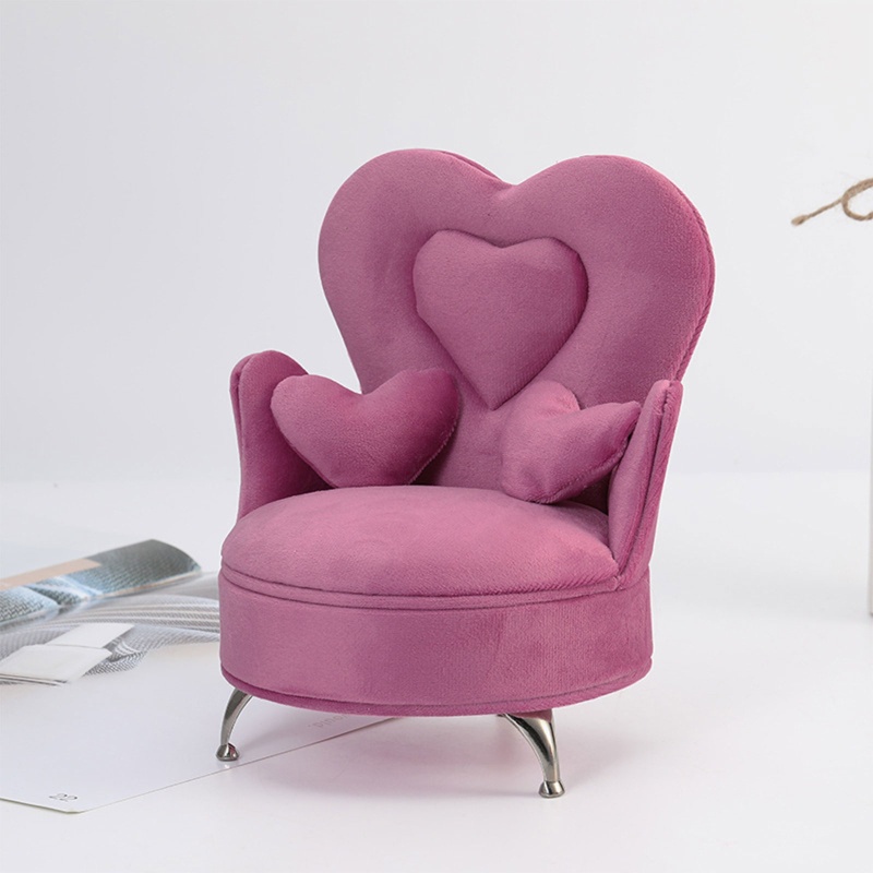 Hộp Đựng Trang Sức Hình Ghế Sofa Dễ Thương