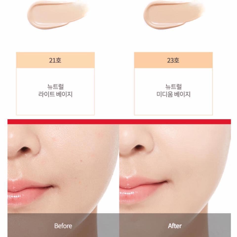 Phấn Nước Missha Velvet finish Cushion Tone 21 và 23