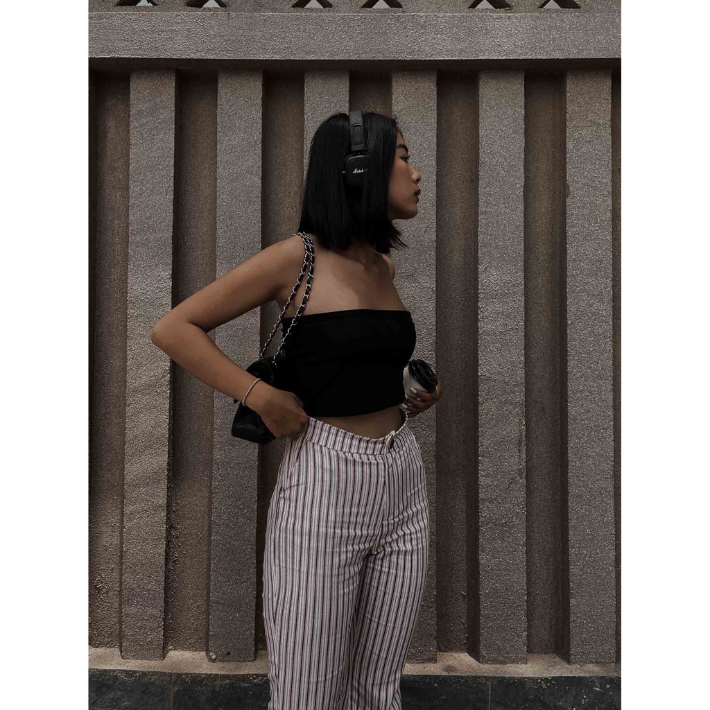 Là min - Quần dài Red Striped Pants
