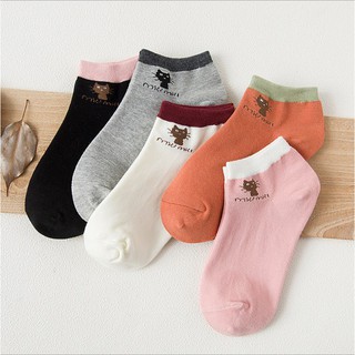 Tất nữ cổ ngắn💖 Freeship từ 50k 💖 vớ nữ cổ ngắn combo 10 đôi- Vớ chân chất cotton co giãn 4 chiêu