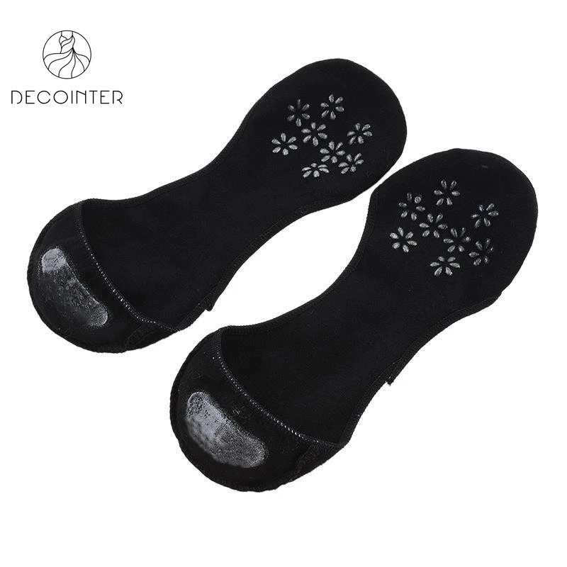 Vớ Cotton Mỏng Nhẹ Cổ Thấp Chống Trượt Thấm Hút Mồ Hôi In Họa Tiết Hoa Mận Thời Trang Mùa Hè Cho Nữ