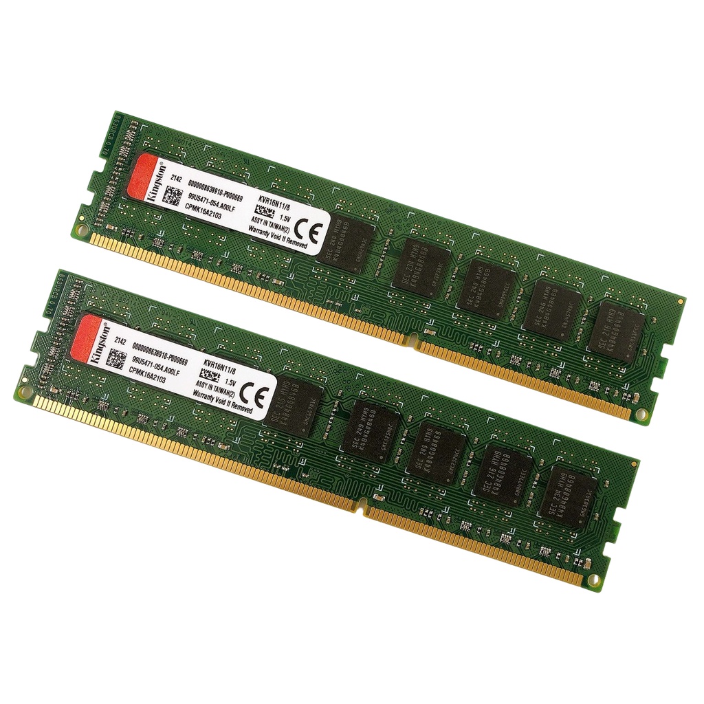 Ram PC Kingston 8GB DDR3 1600MHz PC3-12800 1.5V Dùng Cho Máy Tính Để Bàn Desktop - Bảo Hành 36 tháng 1 đổi 1