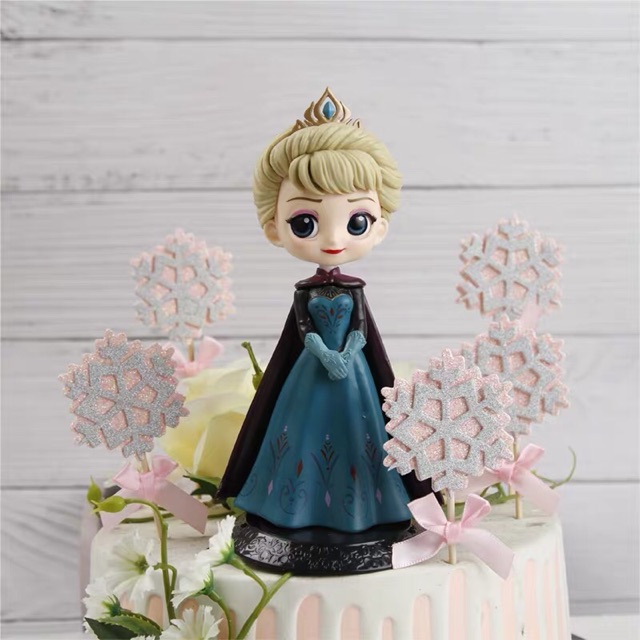 Mô Hình Q Posket Nữ hoàng Elsa - Công chúa Anna 15cm