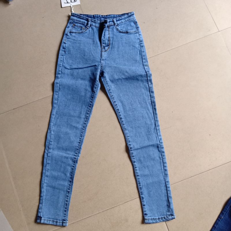 Quần Jeans Dài Nữ Vải Jean Cotton Co Giãn Size Đại