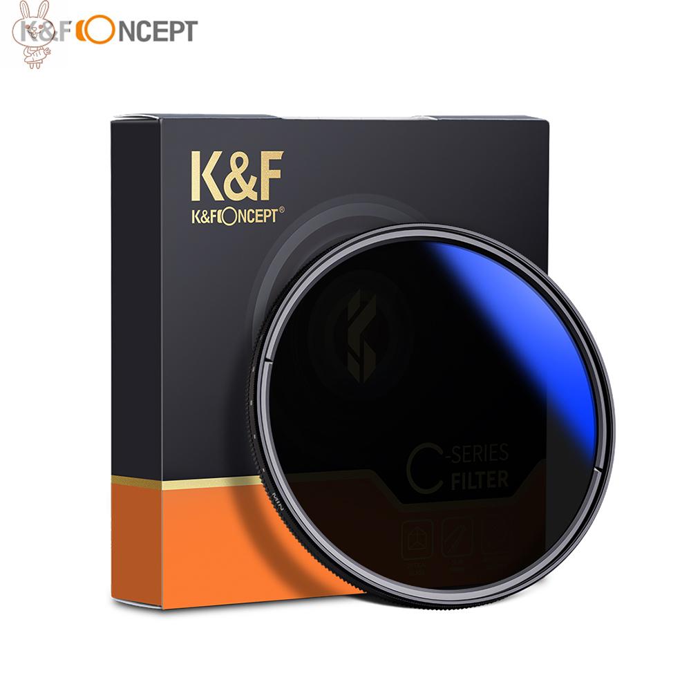 Only♥K&F CONCEPT 82mm Ultrathin Variable ND Filter ND2 to ND400 Adjustable Neutral Density Filter Compatible with  EF 24-70mm f/2.8L II USM, 16-35mm f/2.8L III USM Lens