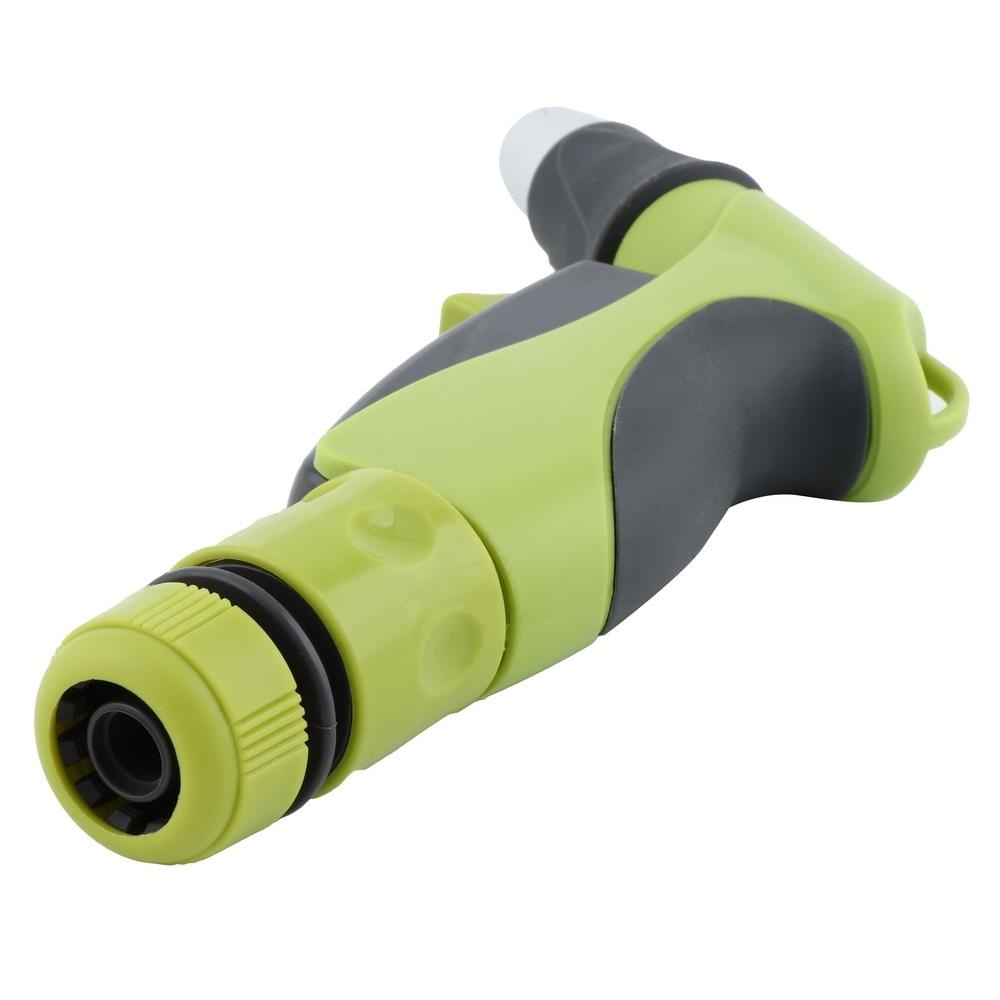 HomeBase SPRING Súng phun nước tưới cây rửa xe 2-PATTERN SPRING DGH2014 W9xD2xH18CM màu xanh lá/xám