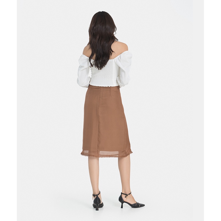 Váy Lửng Nữ Thời Trang HNOSS Thiết Kế 2 Lớp HNVLU017