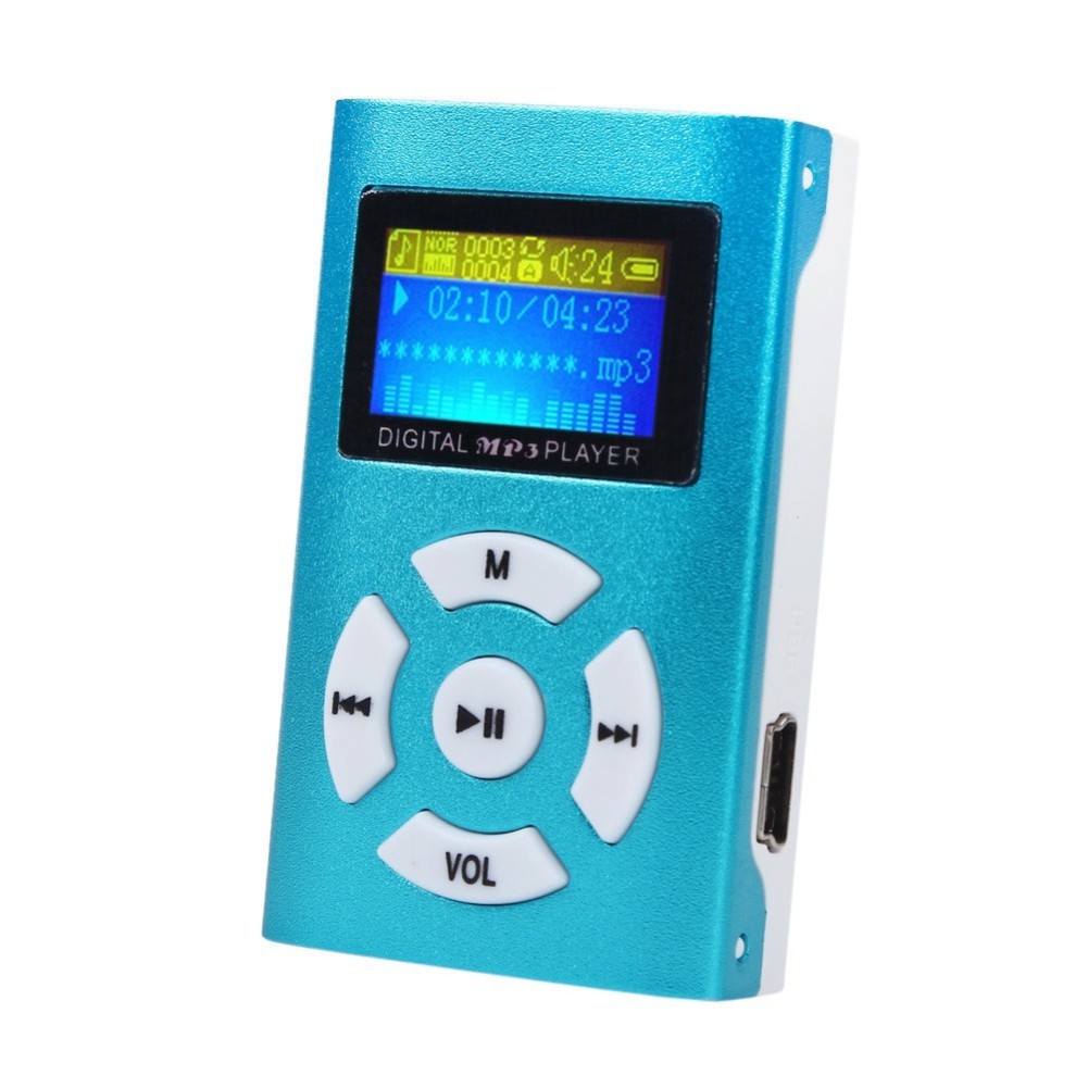 Máy MP3 cổng USB màn hình LCD hỗ trợ thẻ nhớ SD / TF