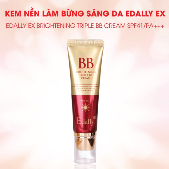 Kem nền làm sáng bừng làn da gấp 3 lần Edally - Brightening Triple BB Cream SPF41/PA+++