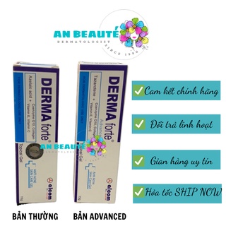 Derma forte gel và derma forte advanced 15g- gel ngừa mụn, mờ thâm
