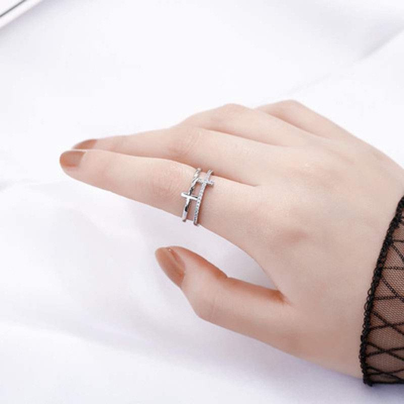Nhẫn Thời Trang Nhật Bản Và Hàn Quốc | Nhẫn Kim Cương Titan | Nhẫn Có Thể Điều Chỉnh