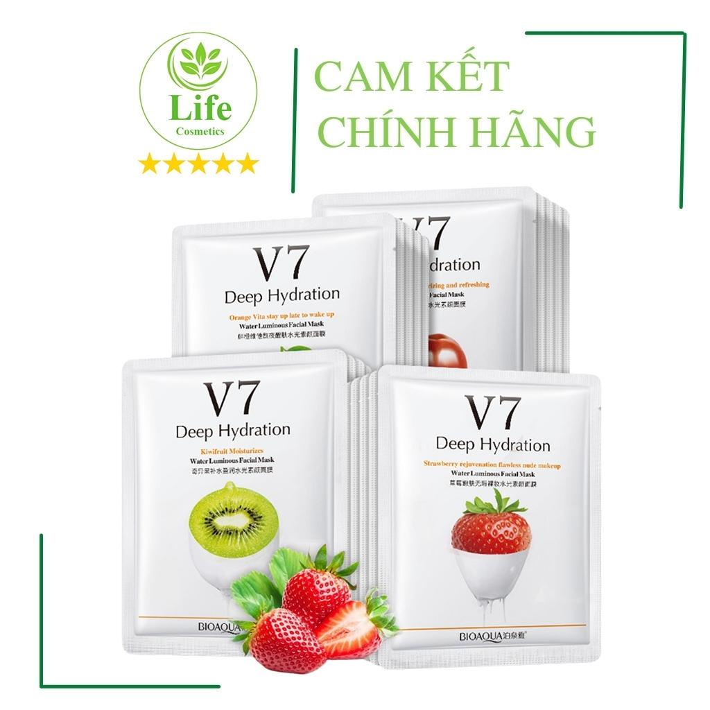 Mặt Nạ Giấy Trắng Da V7 – Mặt Nạ Dưỡng Trắng Cấp Ẩm Chống Lão Hóa Nội Địa Trung V7 – Life Cosmetics