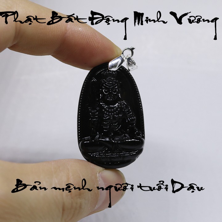 Mặt dây chuyền phật Bất Động Minh Vương size nhỏ - Bản mệnh tuổi Dậu - mặt phật - tượng phật