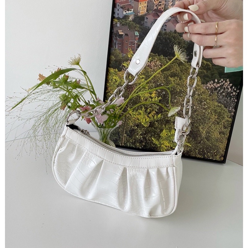 Túi đeo chéo nữ, túi đeo vai da rắn thời trang cực xinh